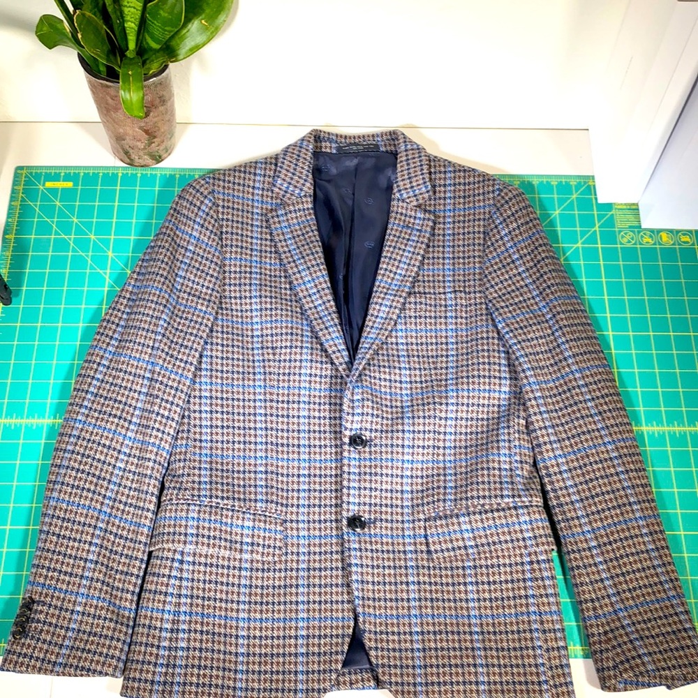 Scotch & Soda Houndstooth Cotton Blazer
